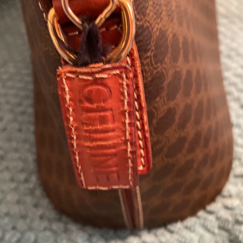 Celine Handbag. Macadam Print. Good Condition. Gr… - image 2
